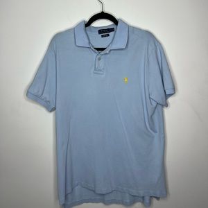 Polo by Ralph Lauren Light Blue Polo Shirt Short-Sleeve Men’s XL